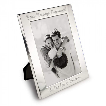 6" x 4" Silver Plated Photo Frame