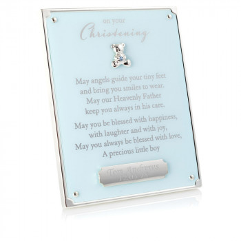 Blue On Your Christening Day Frame