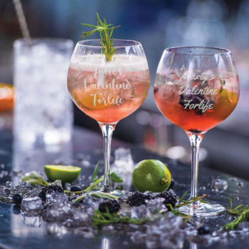 Personalised Balloon Cocktail Gin Glass